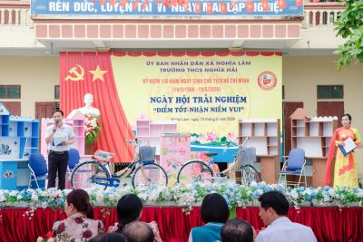 🎉 TRƯỜNG THCS NGHĨA HẢI TỔ CHỨC THÀNH CÔNG 🌟 “NGÀY HỘI TRẢI NGHIỆM: ĐIỂM TỐT – NHẬN NIỀM VUI” 🌟 📚 Năm học 2025 – 2026